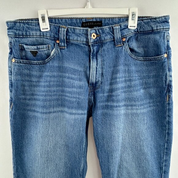 Guess – Tapered Straight Mid-Blue Jeans Men's W36 L32 - Picture 1 of 12